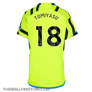 Arsenal Takehiro Tomiyasu #18 Replik Auswärtstrikot Damen 2023-24 Kurzarm